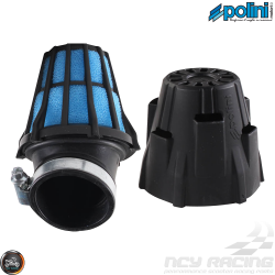 Polini Air Filter Pod 46mm 15° Angle w/Cover