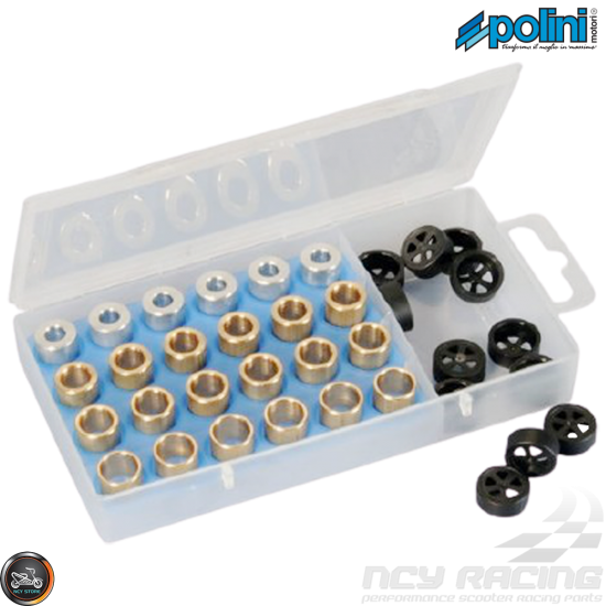 Polini Variator Roller Weight Tuning Kit 16x13 (DIO, GET, QMB)
