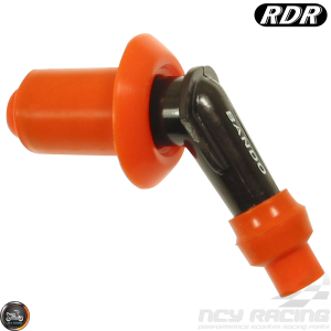 RDR Spark Plug Cap 120° Elbow (QMB, GY6, Universal)