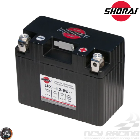Shorai Lithium Battery 12V 9Ah (LFX09L2-BS12) Shorai Lithium Battery 12V 9Ah (LFX09L2-BS12)