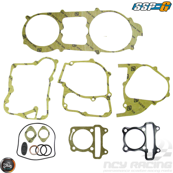 SSP-G Engine Gasket 58.5mm Set (GY6)