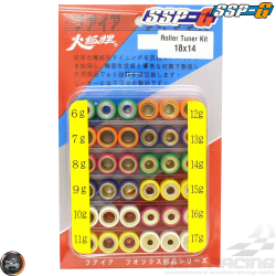 SSP-G Variator Roller Weight Tuning Kit 18x14 (GY6)