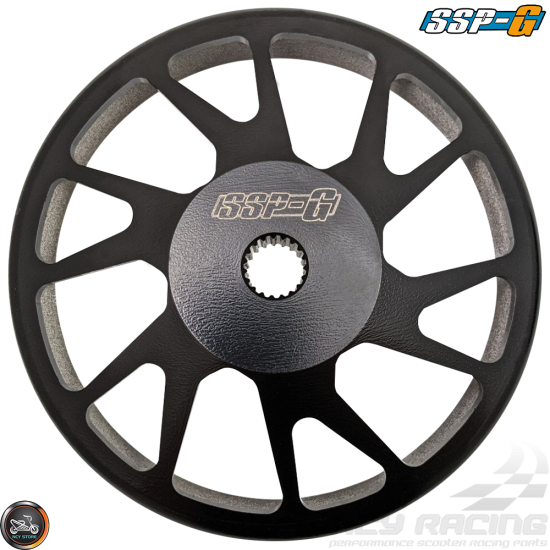 SSP-G Clutch Bell 12-Spokes Black (GY6, PCX)