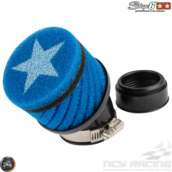 Stage6 Air Filter Short Blue 44mm