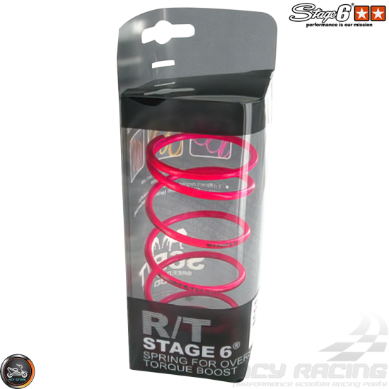 Stage6 Compression Spring R/T Extra Soft Pink (Aprilia, JOG, Zuma 50)