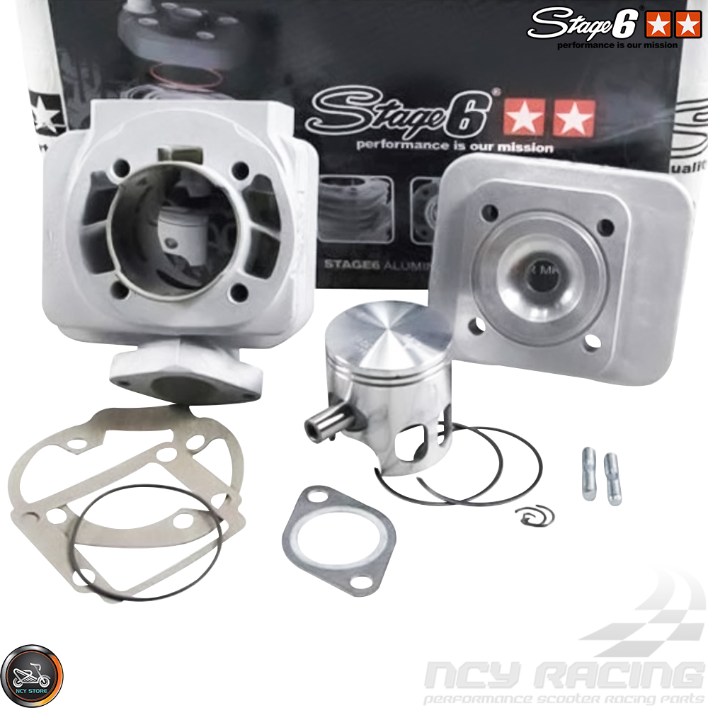 Stage6 Cylinder Sport Pro MKII 47mm 10mm Piston 70cc Vertical Kit (Aprilia,  JOG, Zuma 50)