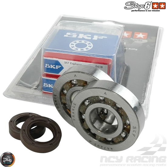 Stage6 Crankshaft Bearing & Oil Seal Set (Aprilia, Piaggio, Vespa 50)