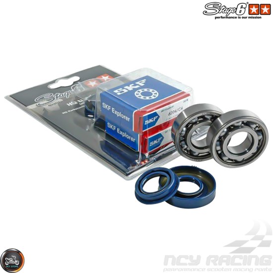 Stage6 Crankshaft Bearing & Oil Seal HQ Set (Minarelli, Yamaha)