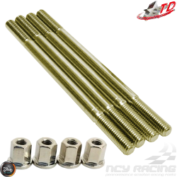 Taida Cylinder Stud 140mm w/Nut Set (Honda Dio)