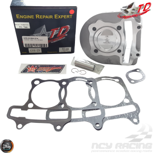 Taida Cylinder 61mm 171cc Big Bore Kit w/Forged Piston Fit 54mm (GY6)