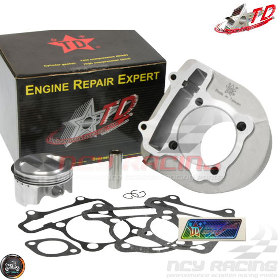 Taida Cylinder 63mm 180cc Big Bore Kit w/Forged Piston Fit 57mm (GY6)