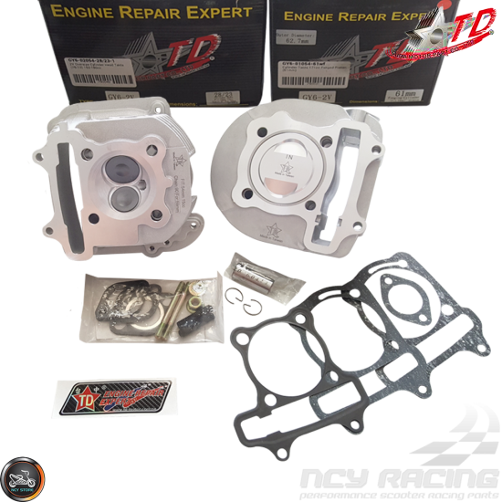 Taida Cylinder 61mm 171cc 2V Forged Big Bore Kit Duo Combo Fit 54mm (GY6)