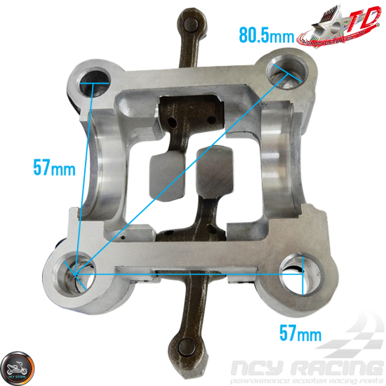 Taida Rocker Arm 2V Assembly Fit 57mm (GY6)