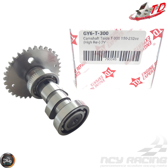 Taida Camshaft T-300 2V 6.3/6.25 High Rev (GY6 205-232cc)