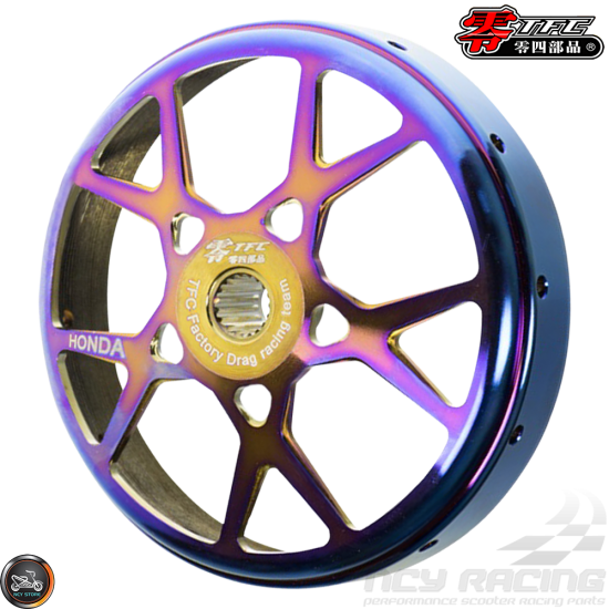 TFC Clutch Bell 10-Spokes Forged V2 Neochrome (GY6, PCX)