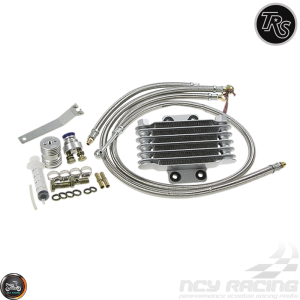 TRS Oil Cooler 17mm Kit (QMB, GY6, Universal)