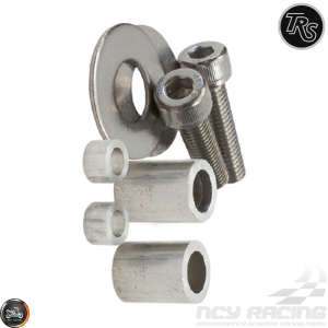 TRS Front Axle Spacer Silver Kit (Ruckus, Zoomer)