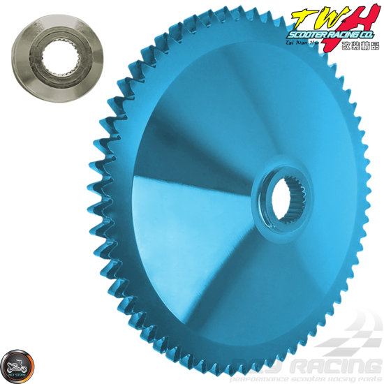 TWH Drive Face 113mm Forged Blue +Star Him (Honda Dio)