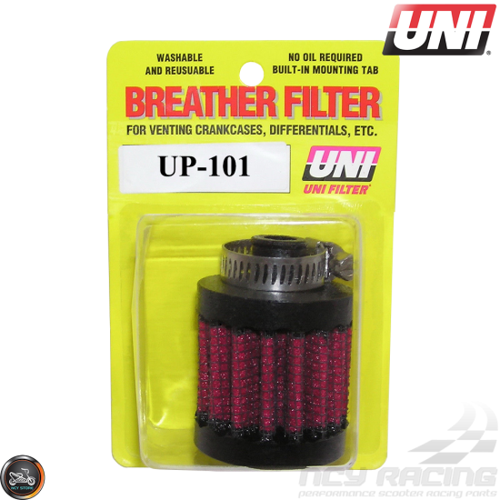 Uni Breather Filter 5/16in Clamp-On (UP-101)