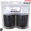 UNI Air Filter Pod 38mm 2-Set Straight (PK-22)