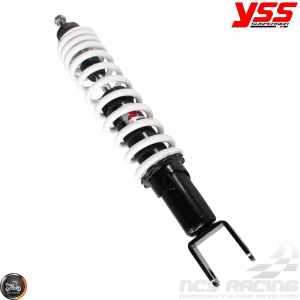 YSS Shock 346mm Adjustable Performance White (Aprilia, Piaggio, Vespa 50)