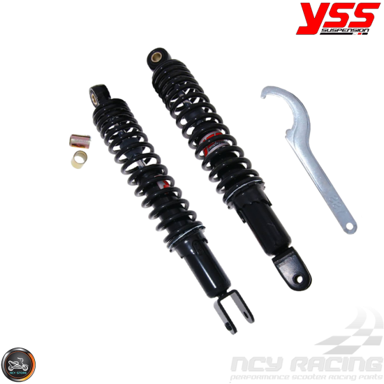 YSS Shock 330mm Twin Pro-X Black Set (Kymco)